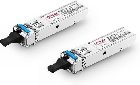 Tongyu SFP LC Module 1000Base 1310nm/1550nm 20km Single LC Transceiver for Cisco, Ubiquiti UF-SM-1G, Netgear, Mikrotik, Other Open Switches in Kuwait