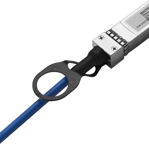 10G SFP+ DAC Cable, SFP Direct Attach Copper Passive Cable Compatible with Ubiquiti, Blue Color 10GbE SFP Twinax Cable 0.5-Meter(1.6ft), for Ubiquiti,Cisco,Mikrotik,Netgear,Supermicro in Kuwait
