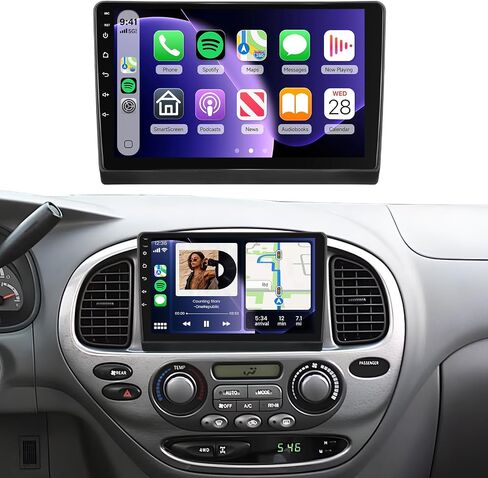 4G+64G Car Radio Stereo for Toyota Sequoia 2005-2007(Support J-B-L System), 9inch HD in-Cell Touch Screen/5Ghz WiFi/Android 15/Wireless CarPlay/Android Auto/GPS/5.0Bluetooth/AHD Backup Camera in Saudi Arabia