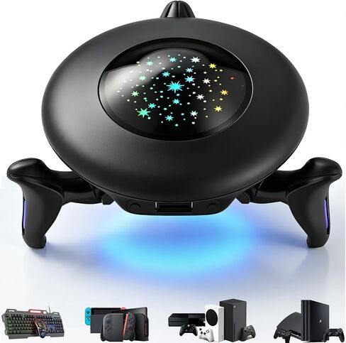 Keyboard and Mouse Adapter Converter for Nintendo Switch, Xbox Series X|S, Xbox One, PS4, PS3, with RGB Lighting, Plug & Play, Custom Key Remapping, Mouse Sensitivity, Aim Speed, Dead Zone Adjustment in Kuwait