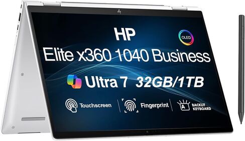 HP Elite x360 1040 Business 2-in-1 Laptop 14.0" Touch OLED 2.8K Display in Kuwait