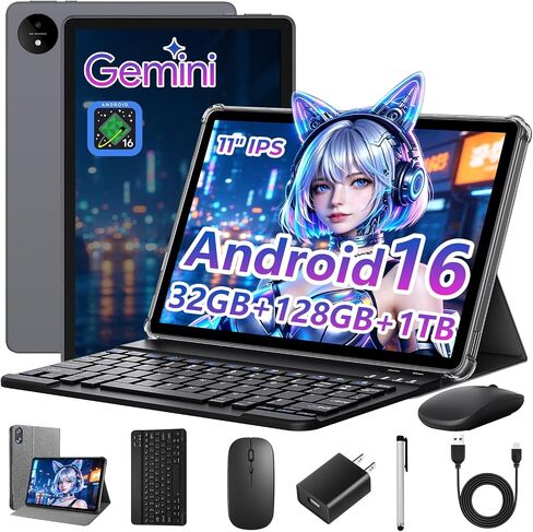 2026 Android Tablet with Keyboard, 11 inch Android 16 Tablet in Kuwait