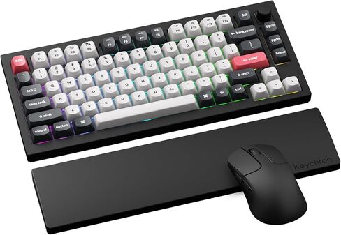 Keychron Q1 HE 75% Wireless Gaming Keyboard Combo with M3 Mouse & Palm Rest in Kuwait
