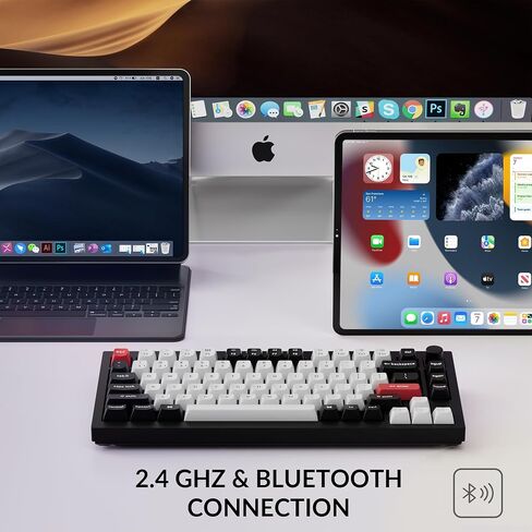 Keychron Q1 HE 75% Wireless Gaming Keyboard Combo with M3 Mouse & Palm Rest in Kuwait