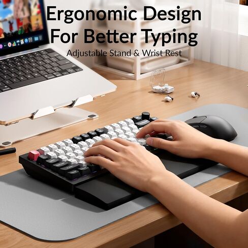 Keychron Q1 HE 75% Wireless Gaming Keyboard Combo with M3 Mouse & Palm Rest in Kuwait