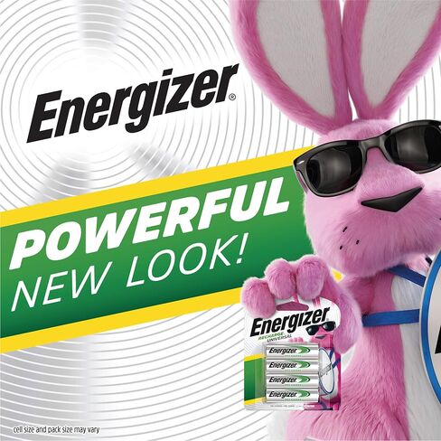 Energizer Rechargeable AA Batteries, Recharge Universal AA Battery Pre-Charged, 4 Count in Kuwait