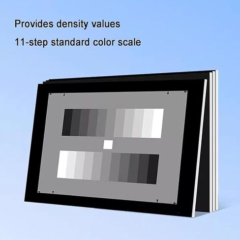 Color Calibration Test Card, Color Calibration Test Chart | 11 Phase Standard Grayscale Test, Improve Image Clarity and Contrast, Size 240 X 180mm for Digital Photo and Video in Kuwait