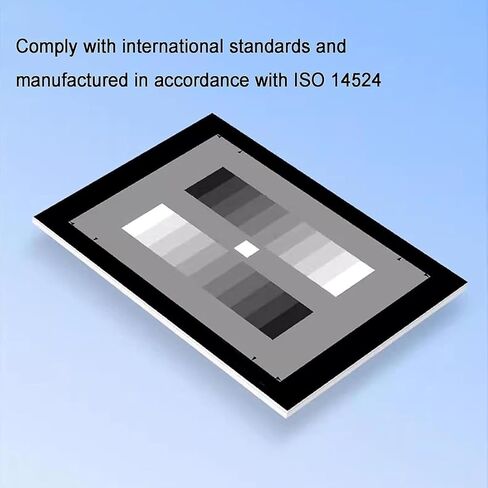 Color Calibration Test Card, Color Calibration Test Chart | 11 Phase Standard Grayscale Test, Improve Image Clarity and Contrast, Size 240 X 180mm for Digital Photo and Video in Kuwait