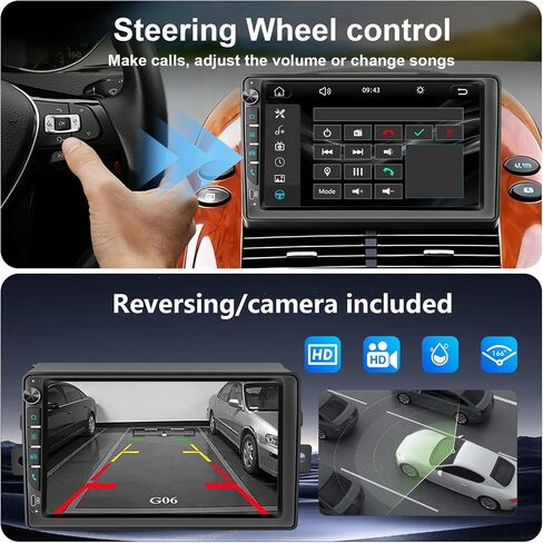 9 inch Touchscreen Car Radio Stereo with Wireless Carplay Android Auto Navi Volume Knob for Toyota Sienna 2004 2005 2006 2007 2008 2009 2010 in Saudi Arabia