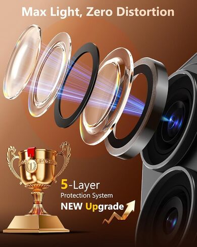 EZ-GLAZ-for Galaxy S26 Ultra Camera Lens Protector, with Aerospace-Grade Aluminum Alloy Ring, 1:1 Invisible Fit & Ultra-Clear, Military-Grade 9H+ Glass, Black in Saudi Arabia