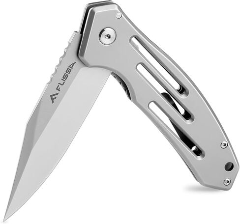 FLISSA Pocket Knife with 3.5" Blade, All Stainless Steel Construction in Kuwait