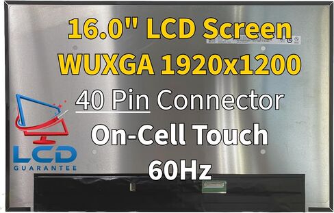Laptop Screen Replacement for Lenovo ThinkPad T16 Gen 3 Type 21MN Series 16" WUXGA 60Hz Touch in-Cell in Saudi Arabia