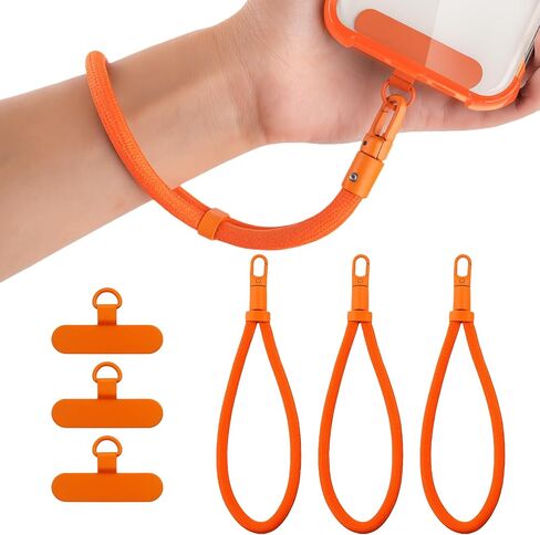 Universal Adjustable Phone Wrist Strap, Wristlet & Hand Cell Phone Lanyard With Metal Tether Tabs in Kuwait