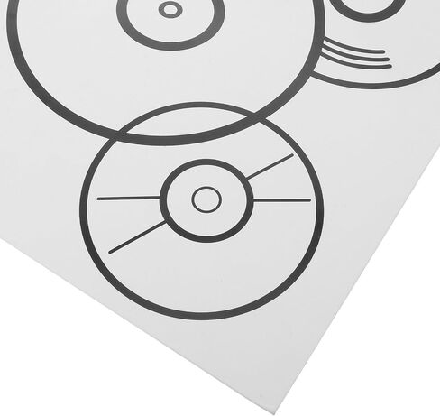 4pcs Vinyl Record Protective Paper Sleeves for 12-inch Album Discs, Lightweight Design with Dust and Scratch Resistant Features, for Vinyl Record Storage and Studio Archives in Kuwait