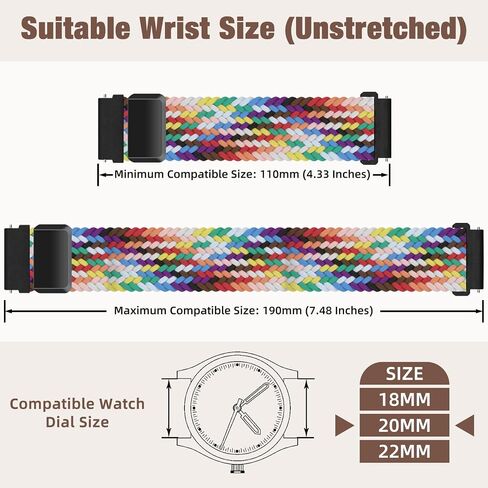 Nylon Magnetic Band 18/20/22mm in Kuwait