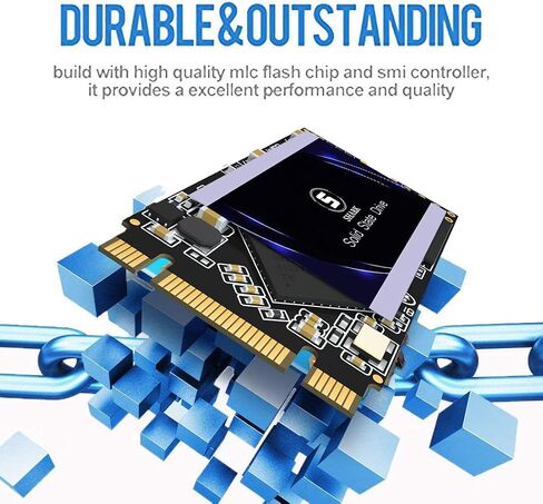 SSD MSATA 64GB Shark Speed Internal Solid State Drive High Performance Hard Drive for Desktop Laptop SATA III 6Gb/s Includes SSD (64GB, MSATA) in Kuwait