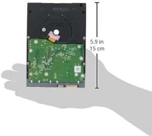 WD Purple 6TB Surveillance Hard Disk Drive - 5400 RPM Class SATA 6 Gb/s 64MB Cache 3.5 Inch - WD60PURX [Old Version] in Kuwait