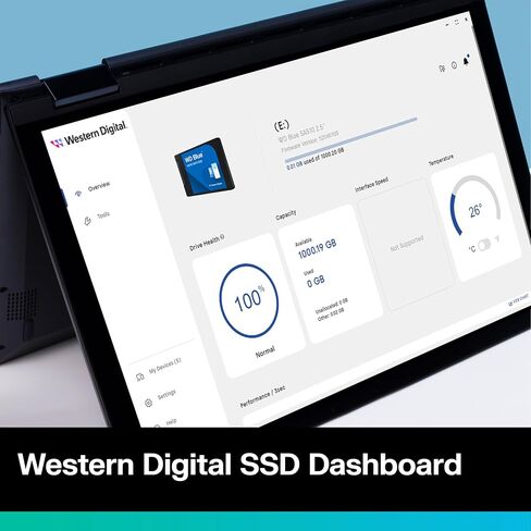 Western Digital 1TB WD Blue SA510 SATA Internal Solid State Drive SSD - SATA III 6 Gb/s, 2.5"/7mm, Up to 560 MB/s - WDS100T3B0A (Renewed) in Kuwait