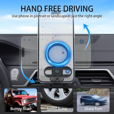 Mag safe Car Mount, Strongest Magnets Phone Holders for Your Car Vent in Kuwait