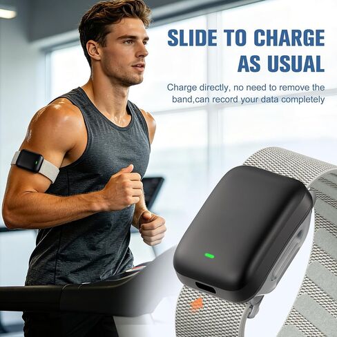 Getino Nylon Bicep Band Compatible with Whoop 5.0 Bands One, Peak and Life MG, Breathable Sport Adjustable Elastic Replacement Strap for Whoop Bicep Band 5.0 Fitness Activity Tracker, Starlight in Saudi Arabia