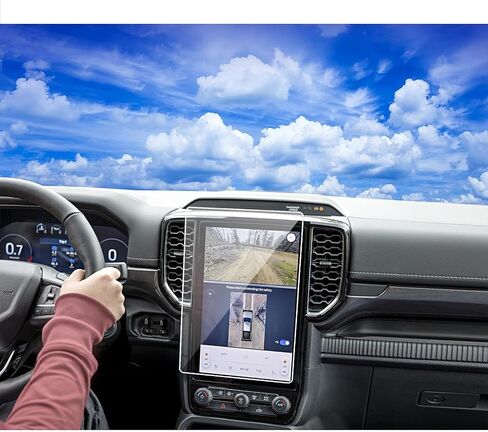 2pcs Only for 2026 Nissan Pathfinder (SL/Platinum) Screen Protector for 2026 Nissan Pathfinder Accessories Dash & Navigation Dual 12.3Inch Tempered Glass (NOT FOR S/SV/Rock Creek 7In Dashboard) in Kuwait