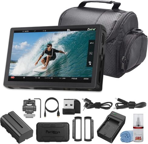 Portkeys LH5C 4K HDMI 5.4" Touchscreen Monitor with Camera Control Bundle in Saudi Arabia
