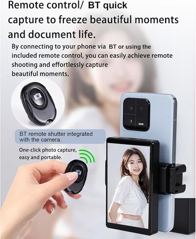 Vlog Selfie Monitor, 3.97 Inch, 0.05s Low Latency, 50m WiFi in Kuwait