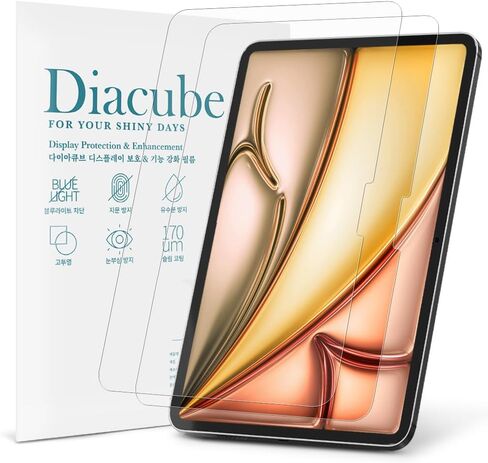 2 Pack AR Screen Protector for iPad 11th Gen (A16) 11 inch [Anti-Reflection & Ultra HD Clear ][Not Glass] Fingerprint-Resistant High Sensitivity, Easy Installation in Kuwait