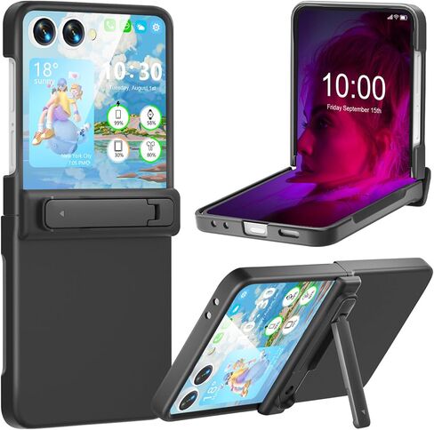 for Samsung Galaxy Z Flip 7 Case Ring Shockproof Protective Cover Flip Z 7 Phone Case for Galaxy Z Flip 7 5G 2025 - Green in Kuwait