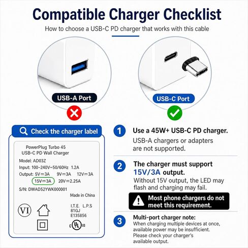 Sisyphy Surface Connect to USB C Charging Cable for Microsoft Surface Pro in Kuwait