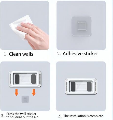 Shower Phone Holder Waterproof with Speaker Hole, 360° Rotatable Anti-Fog Bathroom Wall Mount Phone Case, Splash Proof Shower Phone Stand for Bathtub Kitchen Mirror, Fits 4"-7" Phones (White) in Kuwait