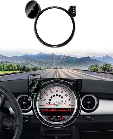 SKYLOTEC Magnetic Charger Dual Phone Mount for MINI Cooper R56 2007-2013 in Kuwait