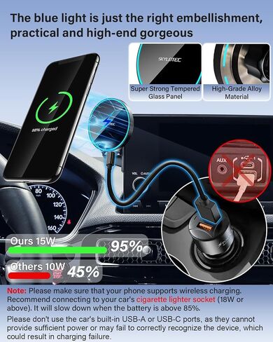SKYLOTEC Magnetic Charger Dual Phone Mount for MINI Cooper R56 2007-2013 in Kuwait