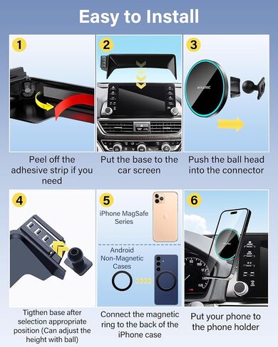 SKYLOTEC Magnetic Charger Dual Phone Mount for MINI Cooper R56 2007-2013 in Kuwait