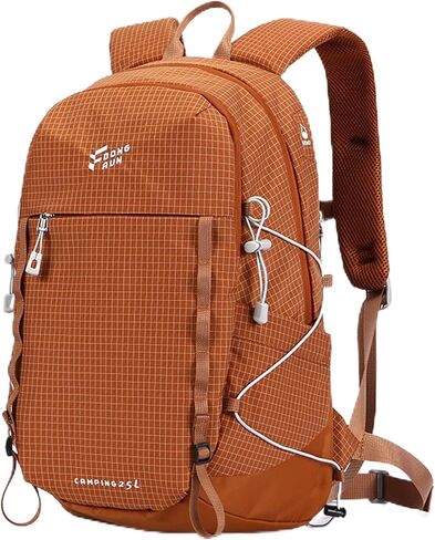 23L Lightweight Hiking Backpack, Terracotta Daypack with Pole Holder in Kuwait