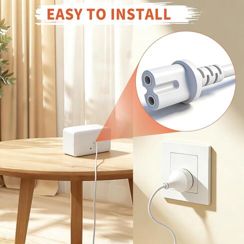 Power Cord 8.2FT for Sonos Five, Play 5, Beam,Ray, Amp Sub Gen 3 & Mini in Saudi Arabia