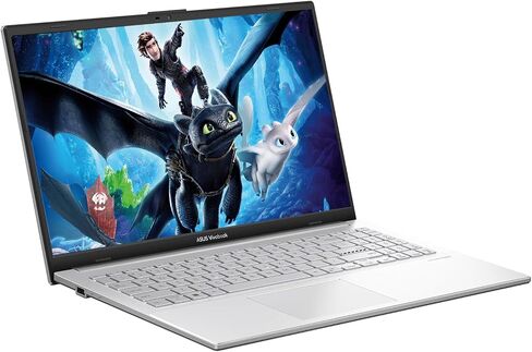 ASUS Vivobook Go Laptop, Lifetime MS Office, 15.6" FHD 60Hz Display, Intel N150 Processor, 8GB DDR5 RAM, 128GB SSD, Wi-Fi 6, Bluetooth 5.2, Windows 11 Home, Silver, w/Battery in Kuwait