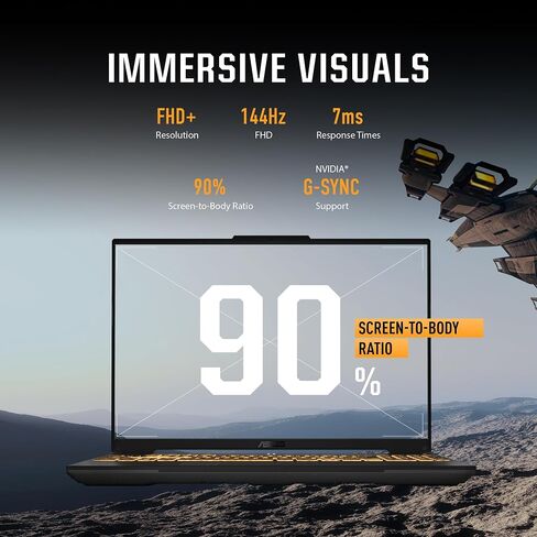 ASUS TUF Gaming F16 (2024) Gaming Laptop, 16" FHD+ 144Hz IPS-Level 16:10 Display, Intel® Core™ i7-13620H Processor, NVIDIA® GeForce RTX™ 4050, 16GB DDR5, 512GB PCIe Gen4 SSD, Wi-Fi 6, Win 11 Home in Kuwait