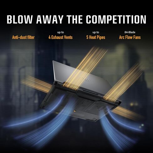 ASUS TUF Gaming F16 (2024) Gaming Laptop, 16" FHD+ 144Hz IPS-Level 16:10 Display, Intel® Core™ i7-13620H Processor, NVIDIA® GeForce RTX™ 4050, 16GB DDR5, 512GB PCIe Gen4 SSD, Wi-Fi 6, Win 11 Home in Kuwait