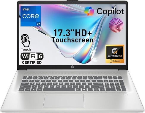 HP Essential 17.3" HD+ Touchscreen Laptop with i7-1355U, 32GB DDR4+ 1TB in Kuwait