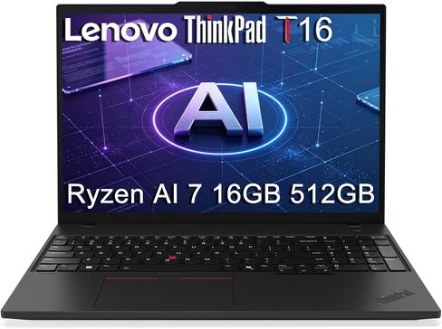 Lenovo ThinkPad T16 Laptop, AMD Ryzen AI 7 PRO 350, 32GB DDR5, 1TB SSD in Kuwait