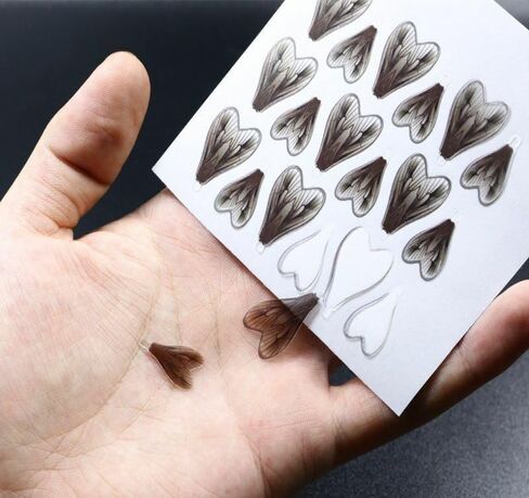 36pcs Realistic Caddis Wings 2sizes Mixed Pre-Cut Fly Tying Wings Materials DIY in Kuwait