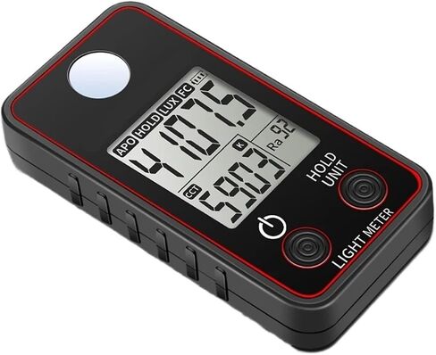 Light Meter, Digital Luxmeter Light Meter FC Lightmeter Illuminance Tester 0.5-300,000 Lux Illuminometer Photometer Luxometro,Luxmeter(SK-8203(UV)) in Kuwait