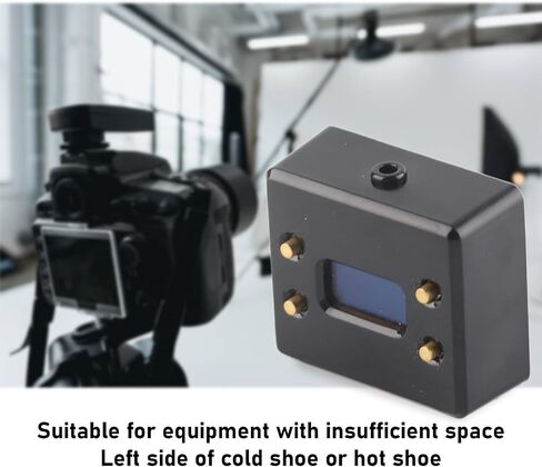 Reflection Light Meter Photometer for Camera Hot and Cold Shoe Mounting - Photography Set Top - Model L102-2 to 18EV Range - 32 Degree Measuring Angle - ABS Material Construction in Kuwait