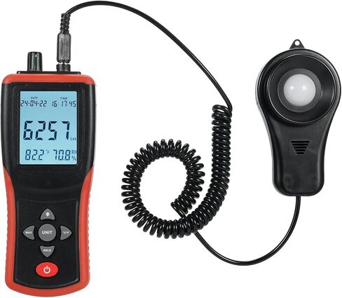 Light Meter, Digital Lux Meter 400,000 LCD Pocket Light Lux/FC Measure Tester Illuminometer Sensor Photometer TL-603,Luxmeter in Kuwait