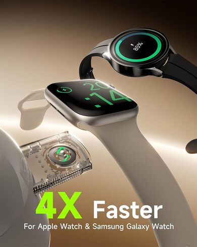 4‑in‑1 Wireless Charging Stand with Night Light, for Apple & Samsung in Kuwait