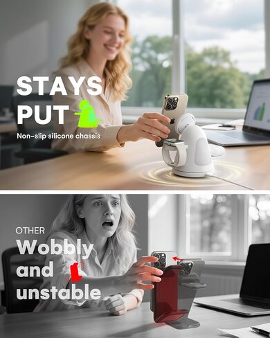 4‑in‑1 Wireless Charging Stand with Night Light, for Apple & Samsung in Kuwait
