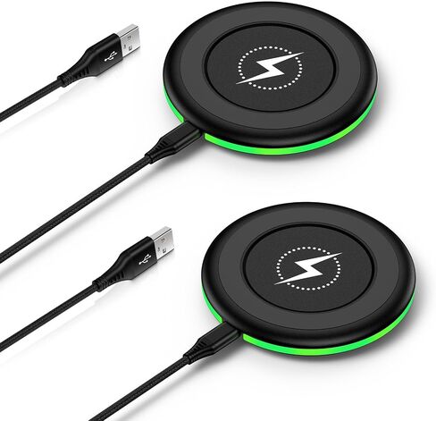 15W for Google Wireless Charger Compatible Google Pixel 10a 10 10 Pro XL /9A/9Pro Fold/9 Pro XL/9/8/8A/8 Pro/7,2 Pack Android Fast Charging Pad Samsung Wireless Charging Station for Galaxy S26 Ultra in Kuwait