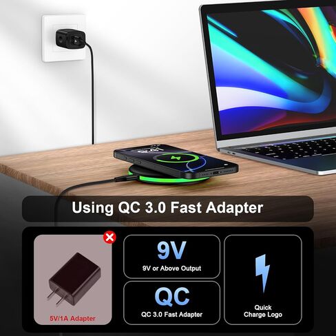 15W for Google Wireless Charger Compatible Google Pixel 10a 10 10 Pro XL /9A/9Pro Fold/9 Pro XL/9/8/8A/8 Pro/7,2 Pack Android Fast Charging Pad Samsung Wireless Charging Station for Galaxy S26 Ultra in Kuwait