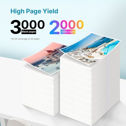 Replacement for HP 962XL Ink Cartridges Combo Pack High Yield 4 Pack in Kuwait